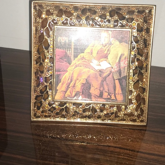 Jay Strongwater Other - Rare frame Swarovski ✨ Leopard Jay Strongwater